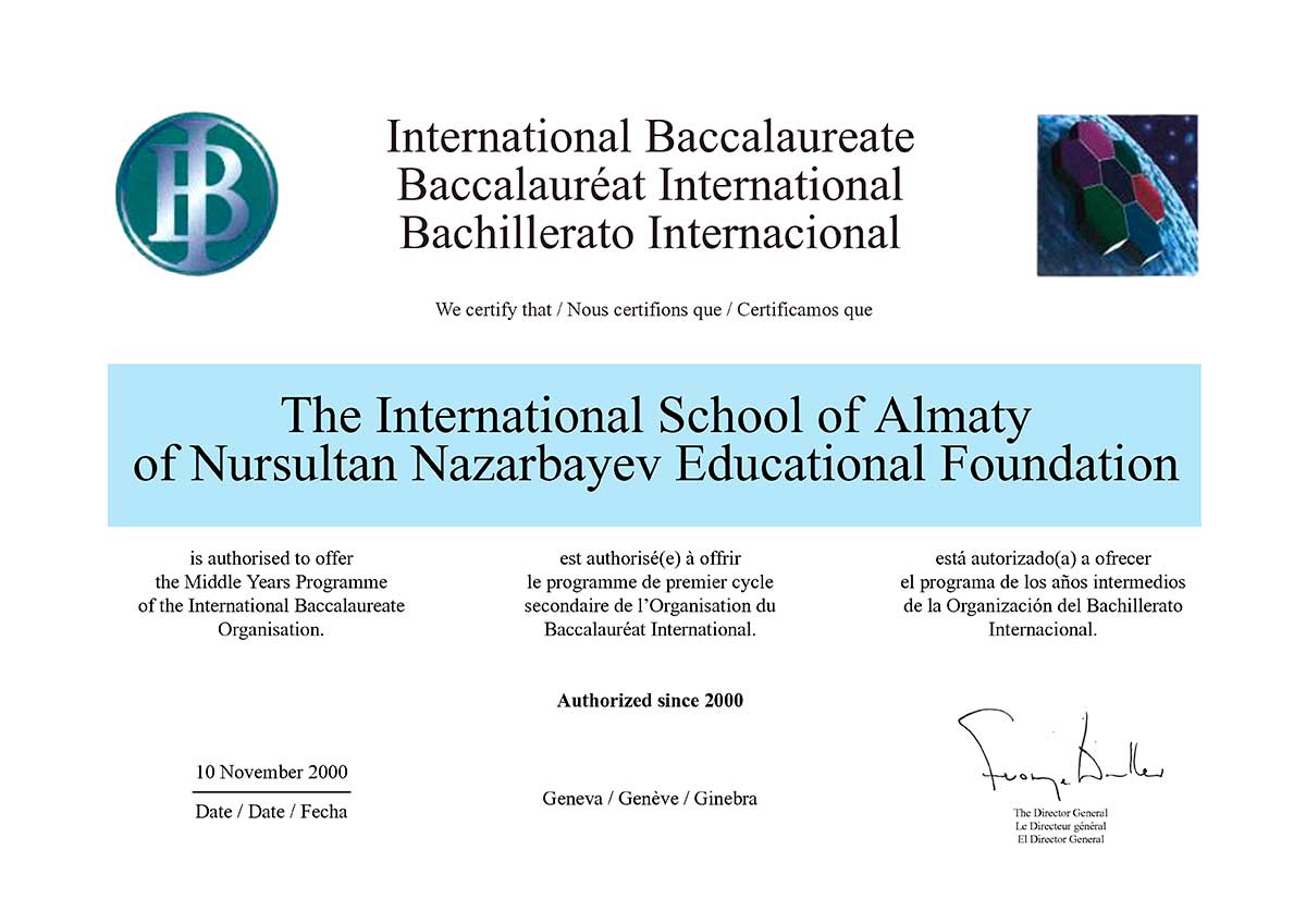 certificate ib 2000